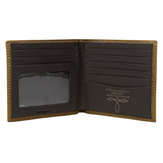 Ariat Distressed Brown Bi-Fold Wallet A3530744
