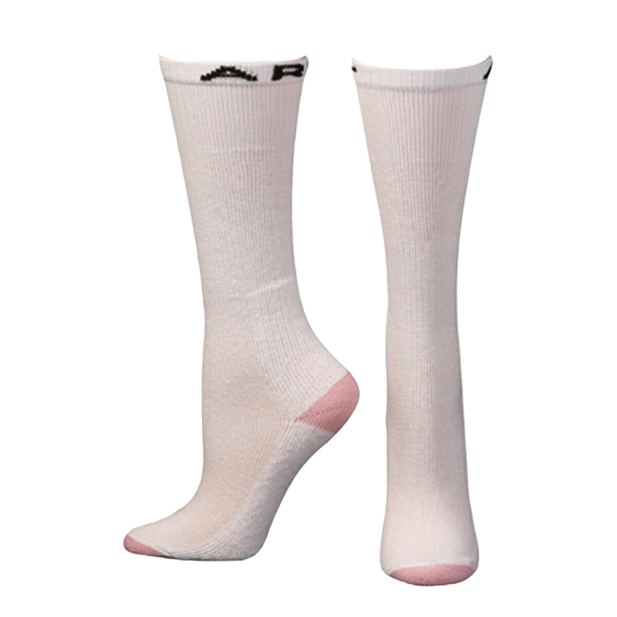 Ariat Ladies 3 Pack White & Pink Over The Calf Socks A2500405