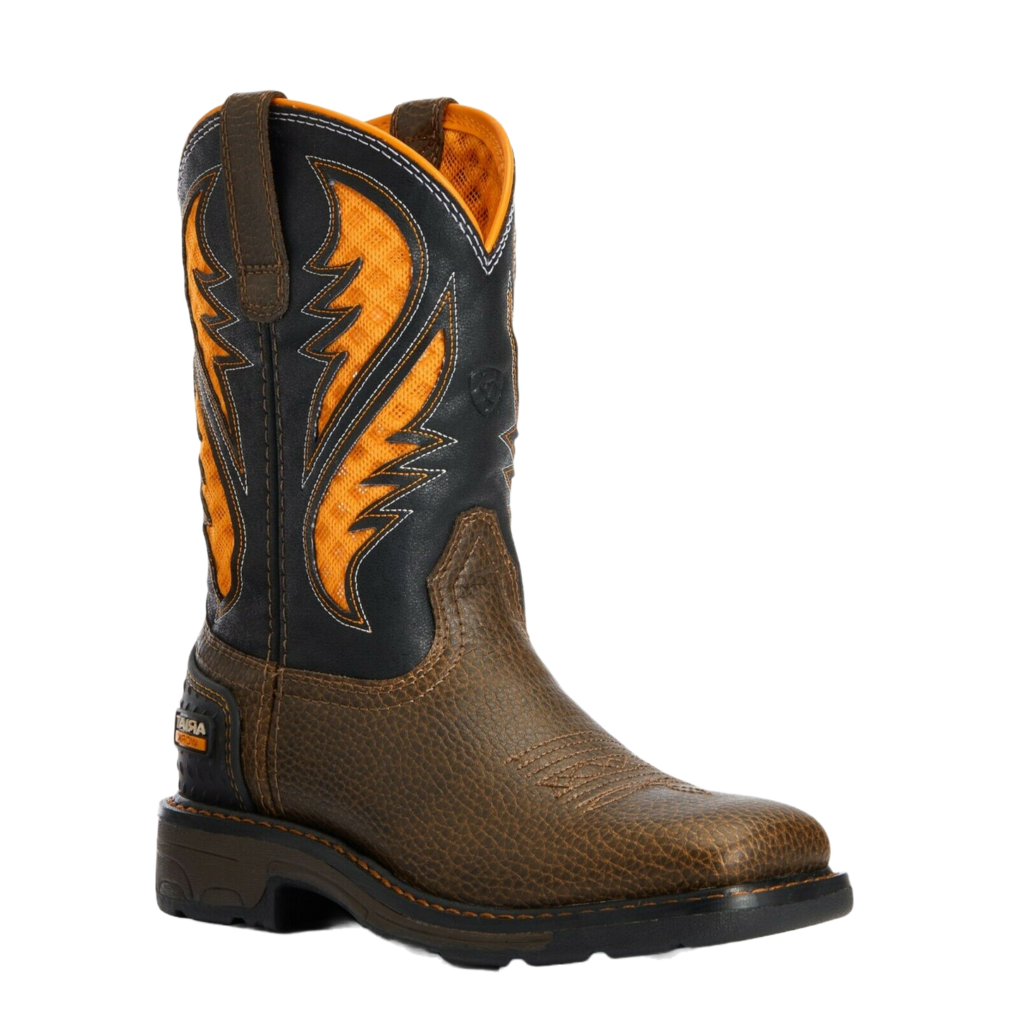 Ariat boots orange shop