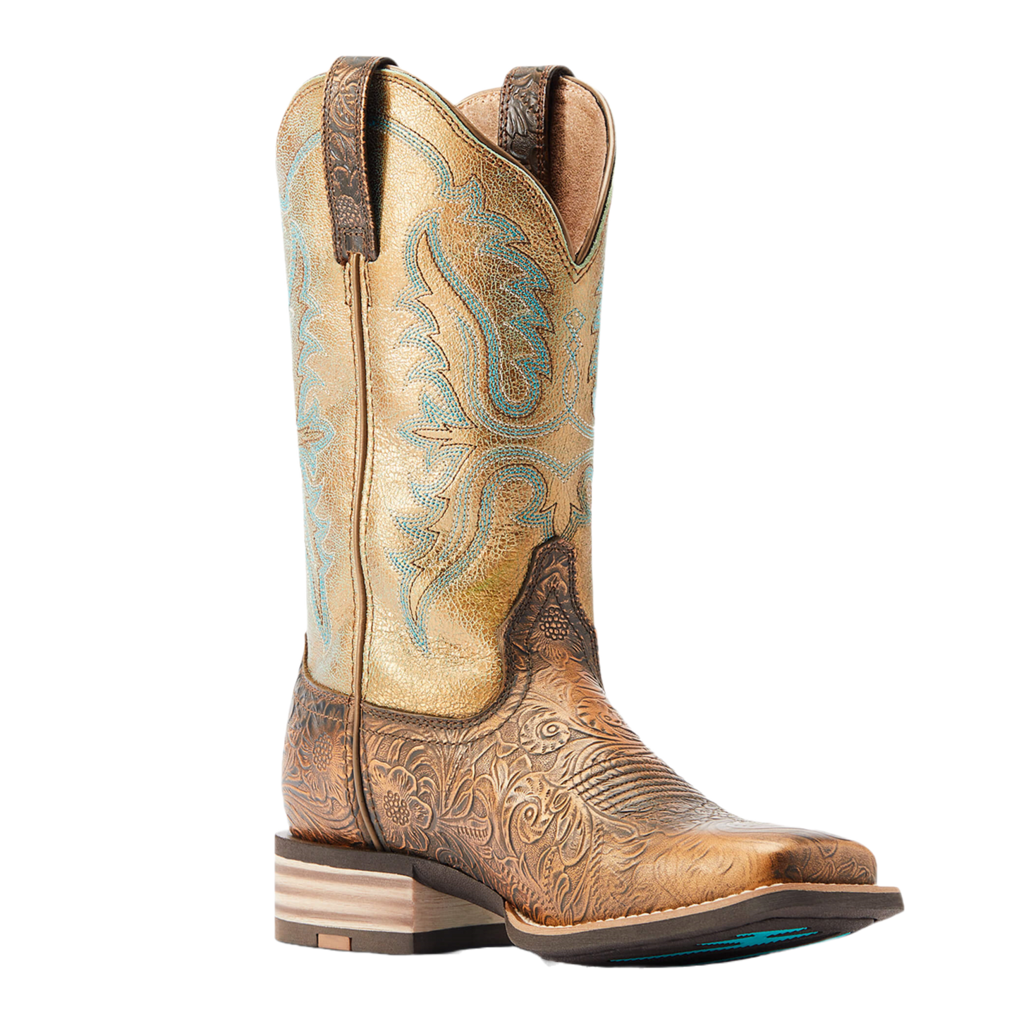 Ariat® Ladies Olena Bronze Age & Green Mile Western Boots 10044442