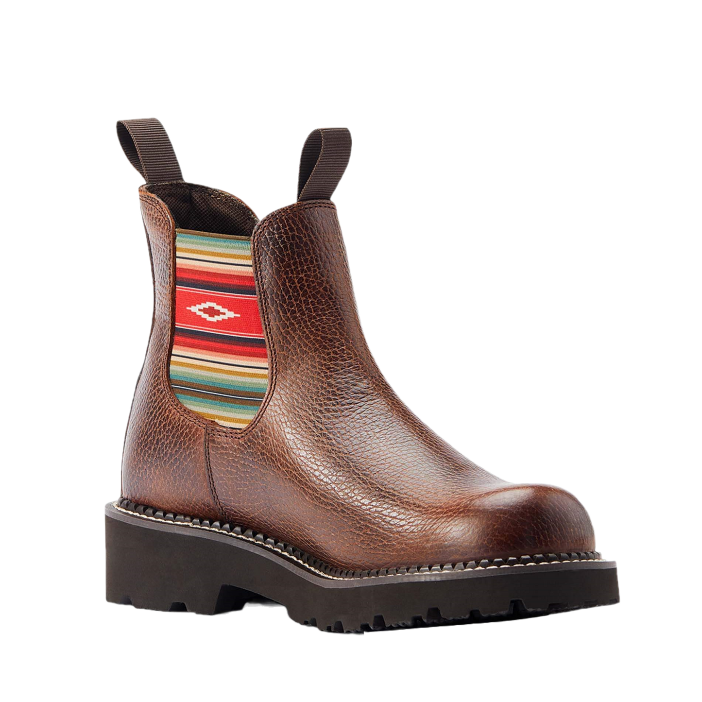 Ariat Ladies Fatbaby Twin Serape Gore Copper Brown Boots 10044407