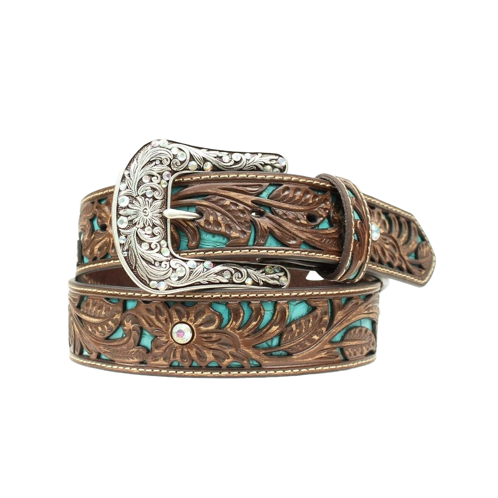 COPY - New Western turqouise belt buckle and floral PU belt 3 sizes available 61iGQFpzhIL._AC_SY350_QL65_.jpg main image 3