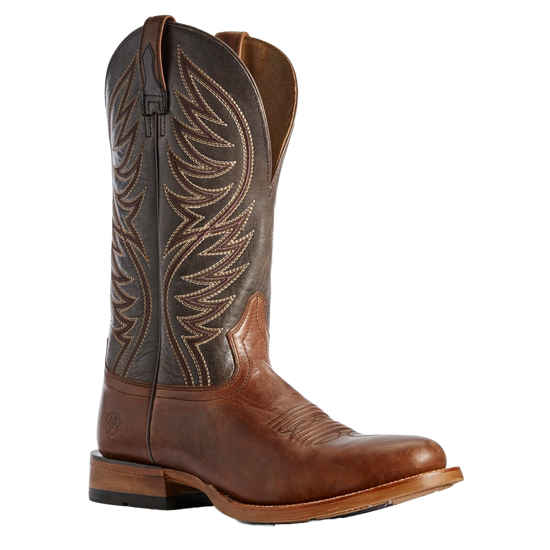 Load image into Gallery viewer, Ariat® Men&amp;#39;s Red and Brown Slick Fork Performance Boots 10031477
