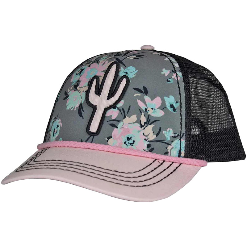 Cinch Girl's Floral Cactus Snapback Trucker Hat CCC0042010