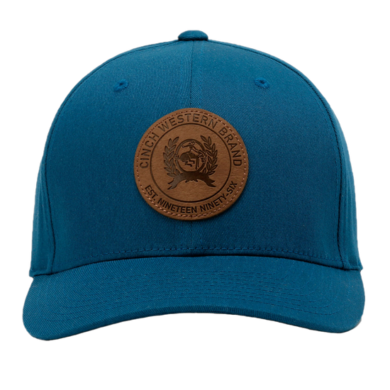Cinch® Men's FLEXFIT Logo Patch Blue Baseball Cap MCC0627780