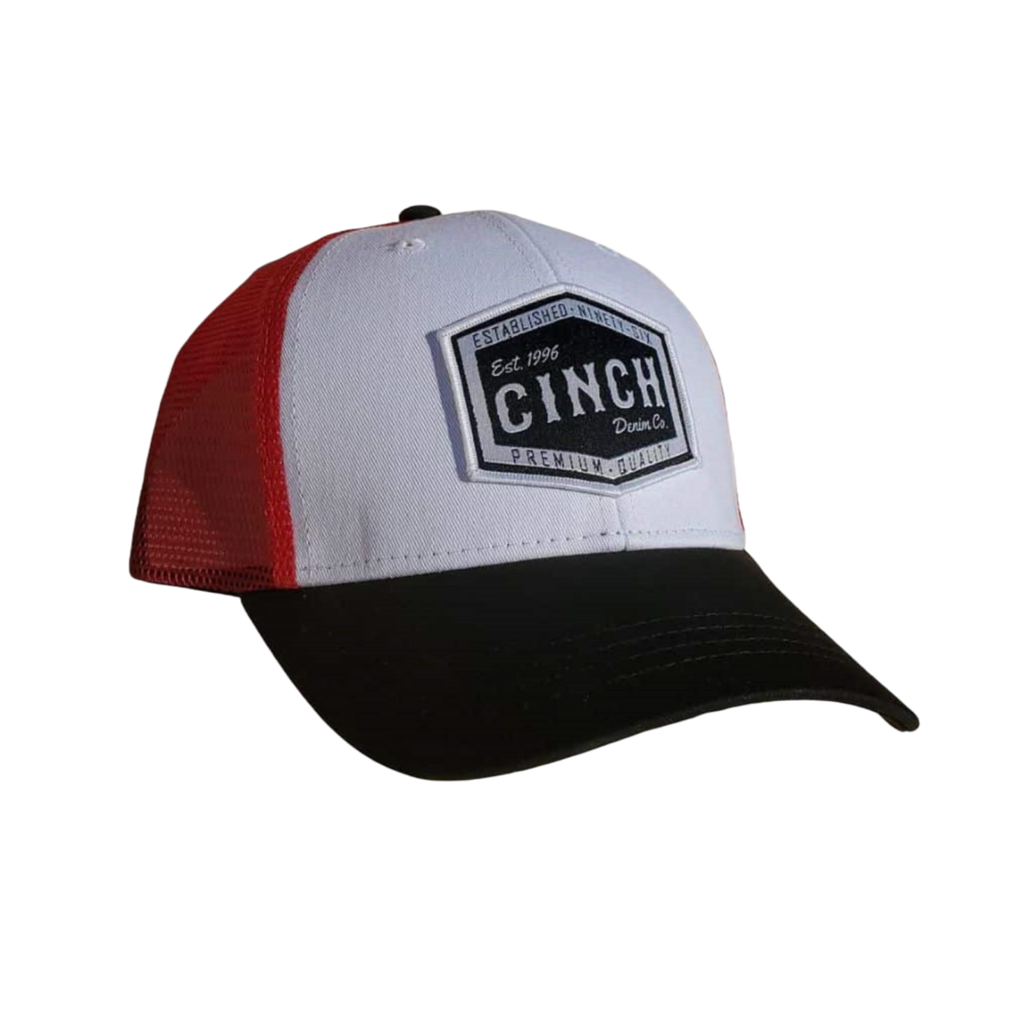 Cinch® Men's Logo Red & White Trucker Cap MCC0511021