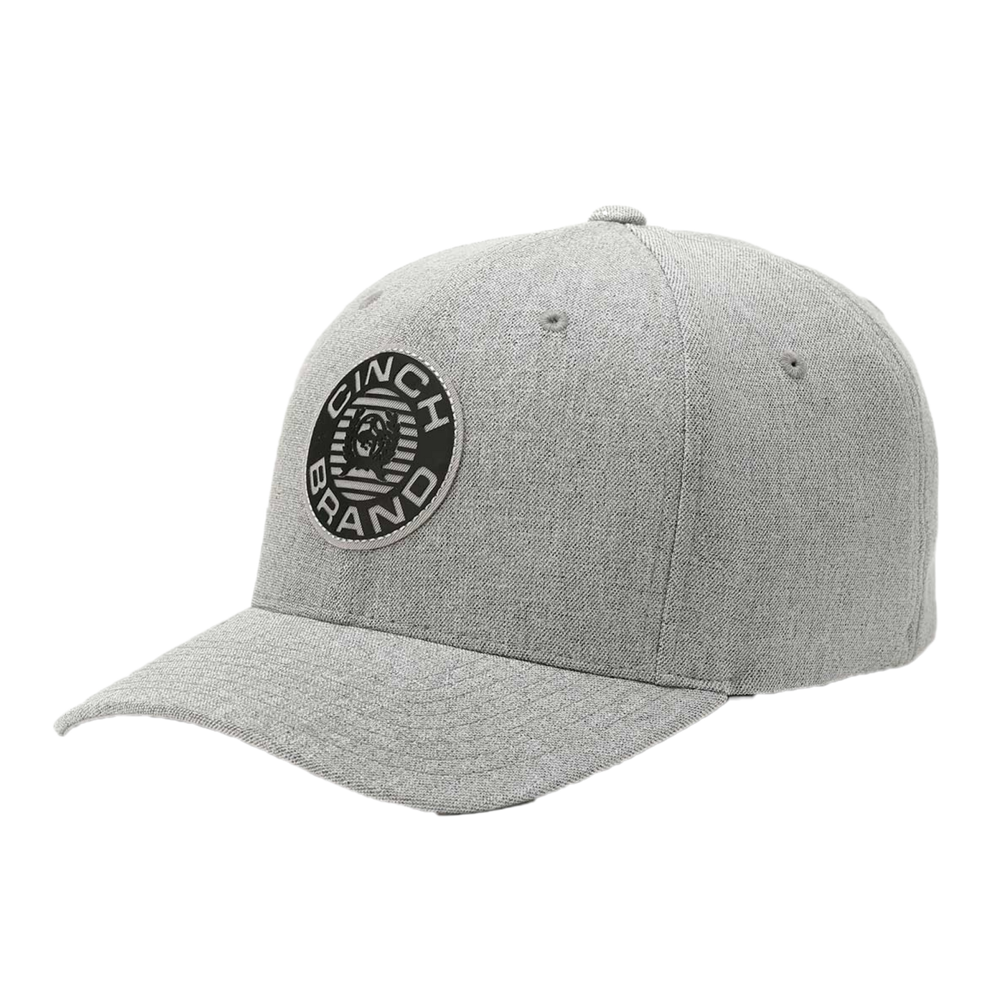 Cinch® Unisex Heather Grey Logo Flex Fit Cap MCC0627784 - Wild West Boot Store