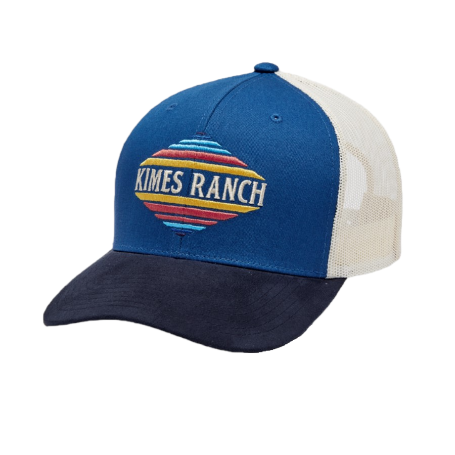 Kimes Ranch El Paso Blue Trucker Hat KR713-BLU