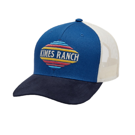 Kimes Ranch El Paso Blue Trucker Hat KR713-BLU