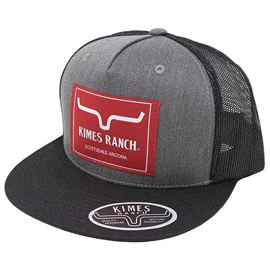 Kimes Ranch Men's Blaster Charcoal Trucker Cap F22-202060