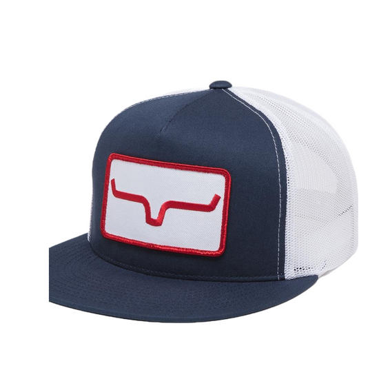 Kimes Ranch Unisex Banner Ventilated Navy & White Snapback Hat UHA0000003-BL069