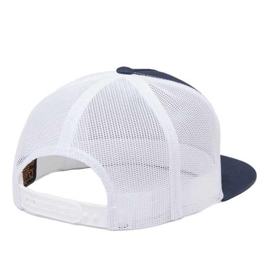 Kimes Ranch Unisex Banner Ventilated Navy & White Snapback Hat 101009