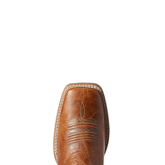 Ariat Ladies Primera Dark Tan & Pomegranate StretchFit Boots 10038461