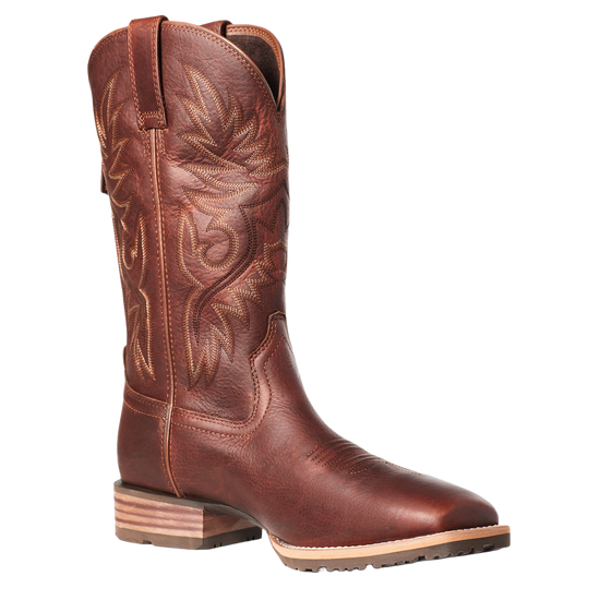 Load image into Gallery viewer, Ariat Men&amp;#39;s Hybrid Big Boy Back Zip Peanut Brown Boots 10035902
