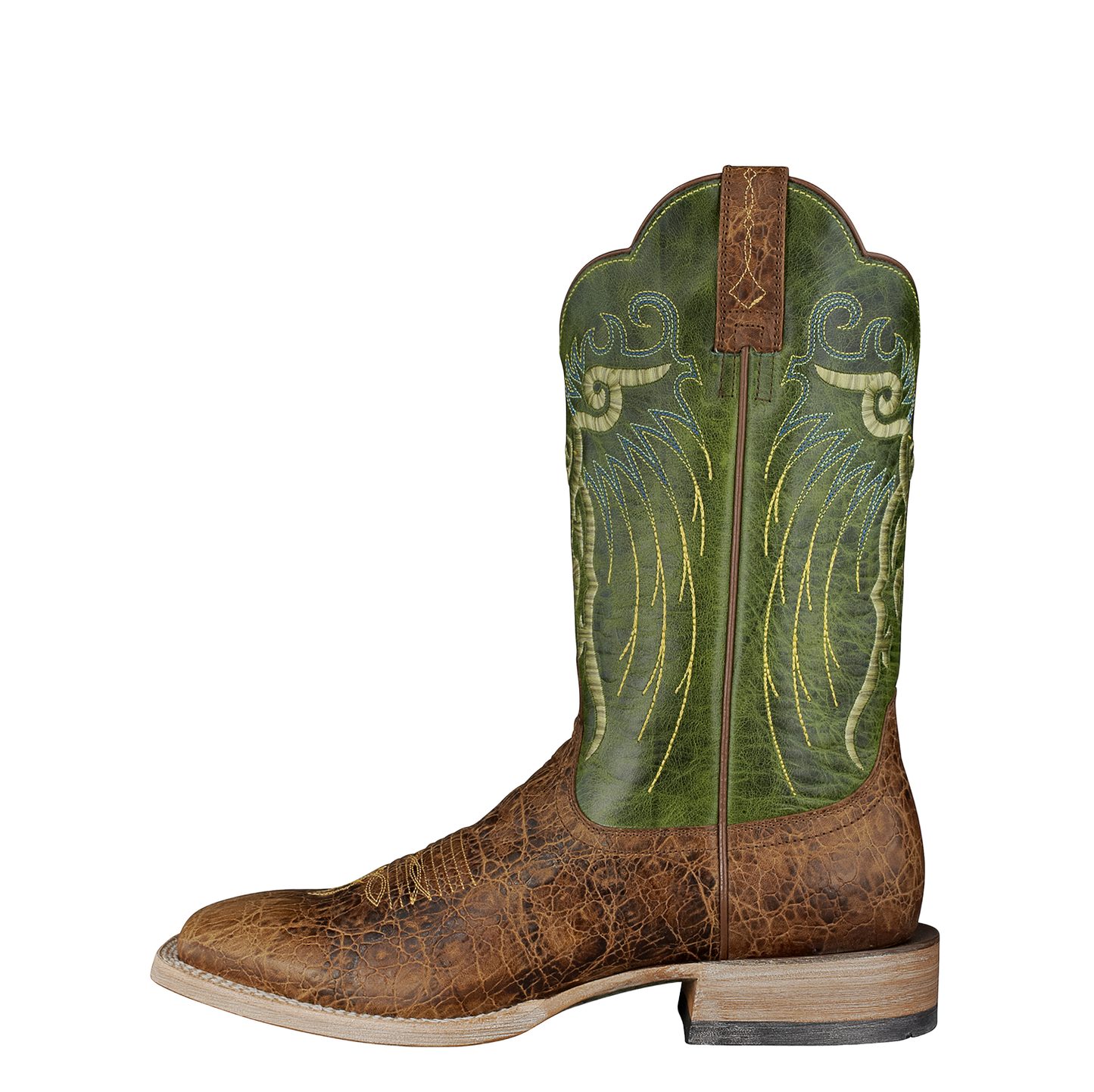 Ariat Men's Mesteno Adobe Clay Neon Lime Boot 10006841