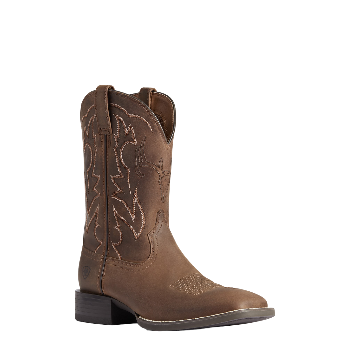 Ariat Men s Sport Outdoor Deer Skull Distressed Brown Boots