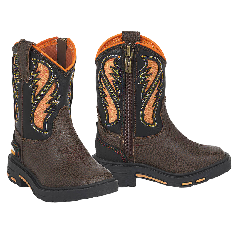 Ariat Toddler Lil' Stomper Intrepid Brown Western Boot A441002802