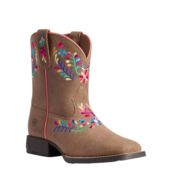 Ariat Youth Girl's Wild Flower Canyon Tan Boots 10038442