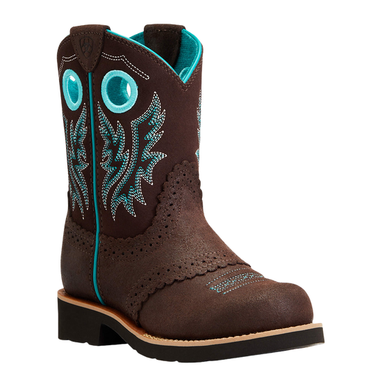 Ariat® Girl's Fatbaby® Cowgirl Royal Chocolate & Fudge Boots 10042537