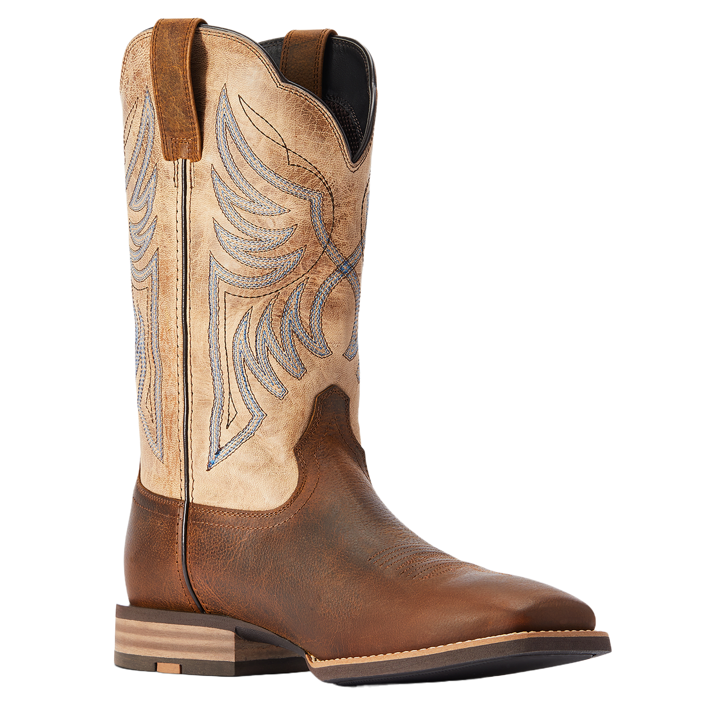 Ariat® Men's Everlite Blazin Wheat Brown Square Toe Boots 10042436