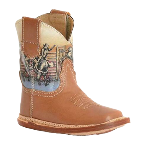 Roper® Infant Boy's Rodeo Designed Brown Western Boot 09-016-9991-0001