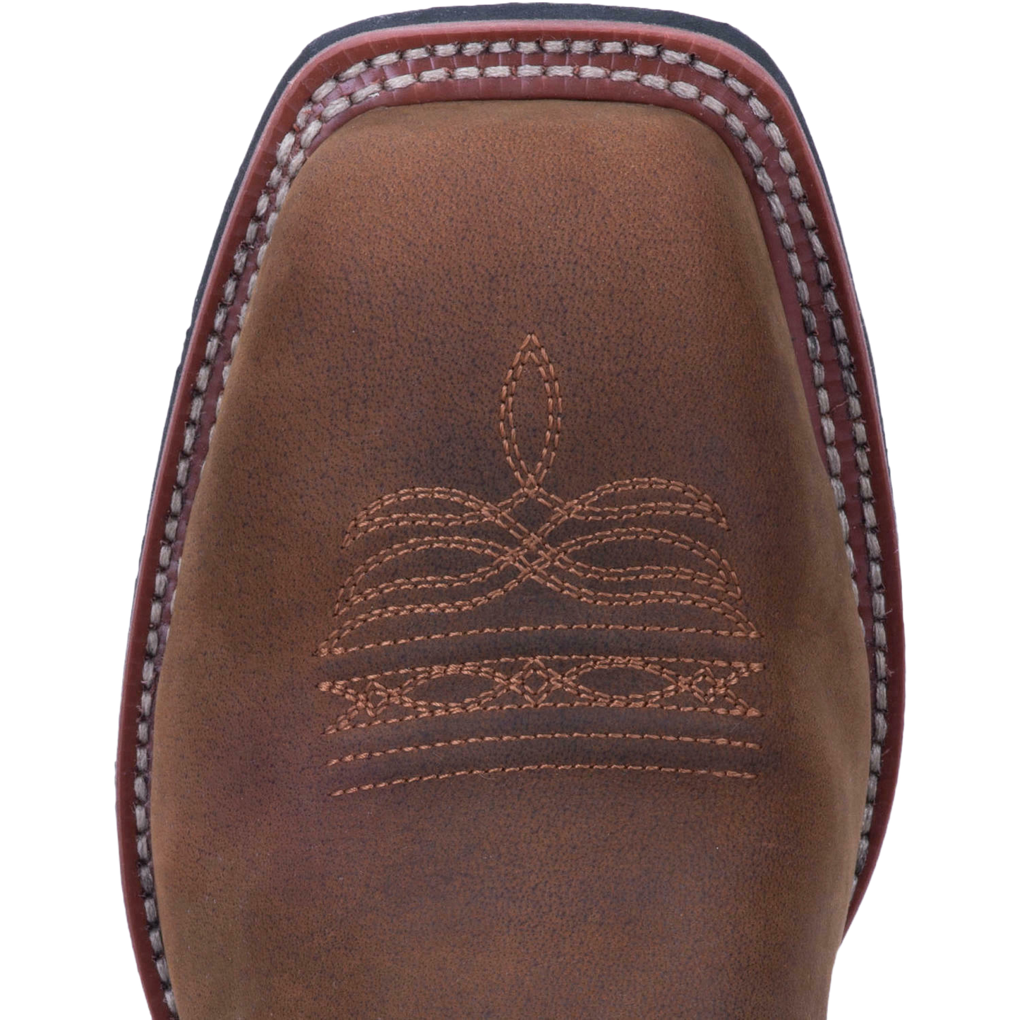 Laredo Men's Rockwell Distressed Brown & Black Square Toe Boots 69438
