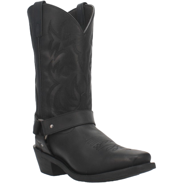 Laredo Men's 12" Harness Rider Black Boots 68340