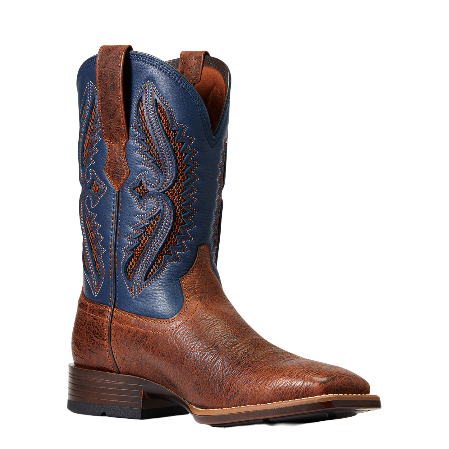 Ariat® Men's VentTEK™ 360° Rowder Tan & Blue Boots 10040238