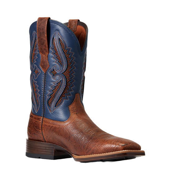 Ariat® Men's VentTEK™ 360° Rowder Tan & Blue Boots 10040238