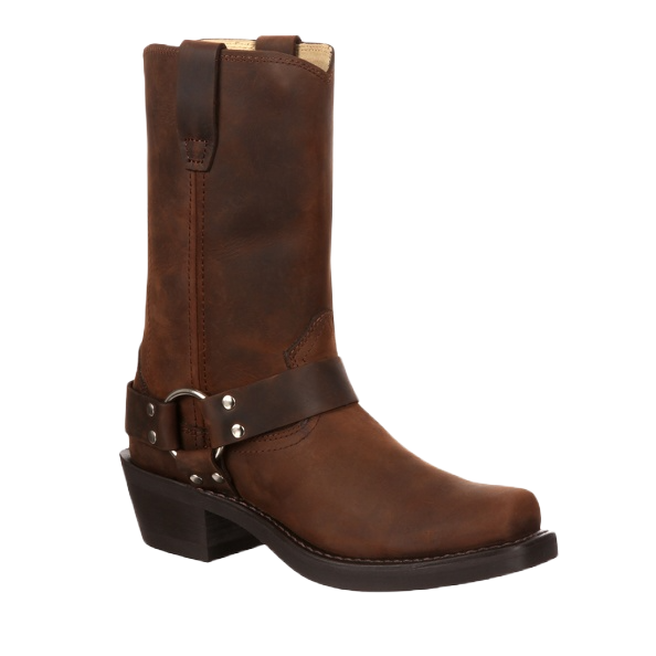 Durango® Men's Harness Motorcycle Leather Brown Pull On Boots DB594