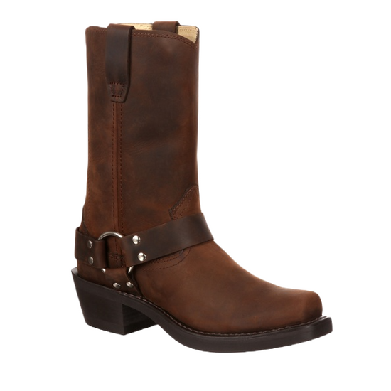 Durango® Men's Harness Motorcycle Leather Brown Pull On Boots DB594