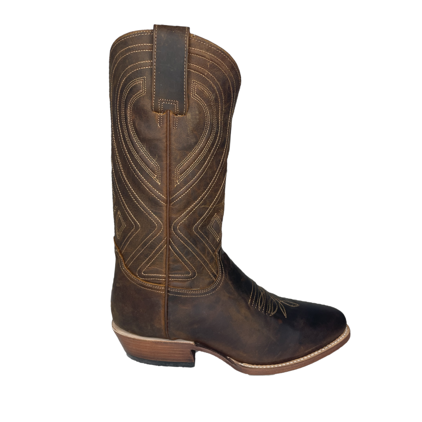 Roper® Men's Mossman R-Toe Brown Boots 12-020-7311-3842