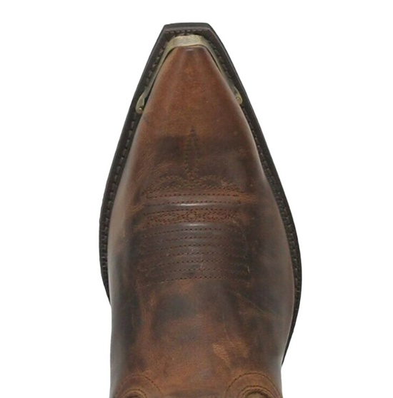 Laredo® Men's Murphy Bucklace Distressed Tan Snip Toe Boots 68475
