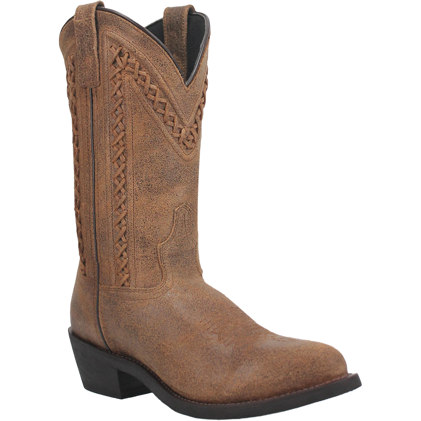 Laredo Men's Bowen Brown Round Toe Boots 68467