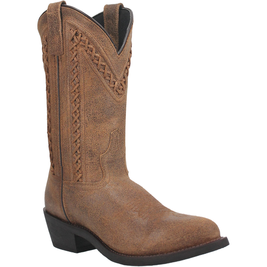 Laredo Men's Bowen Brown Round Toe Boots 68467