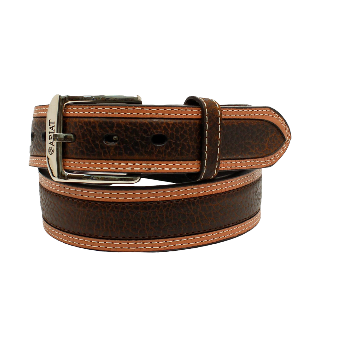 Ariat Men's Diesel Brown Rowdy Leather Belt A10004305