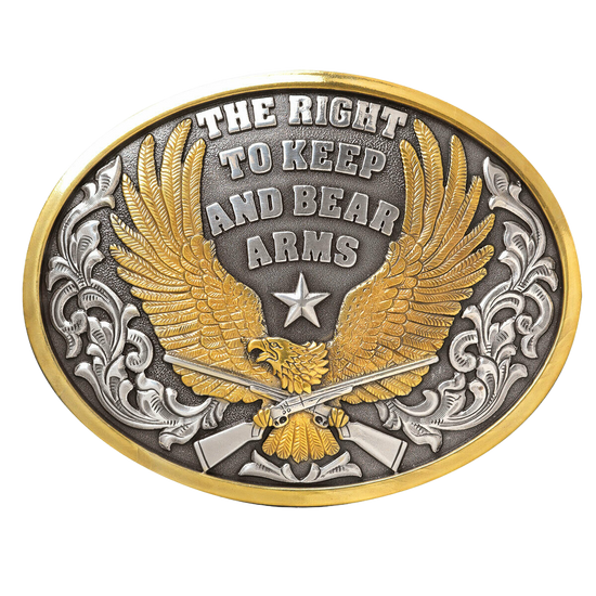 Nocona Right To Bear Arms  Belt Buckle 37117