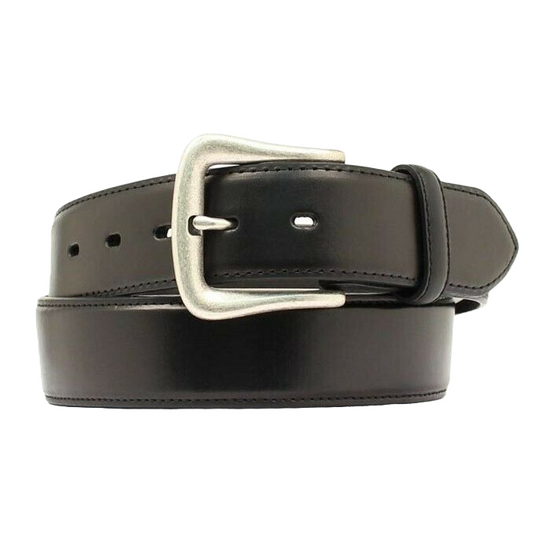 Nocona Men's Smooth Black Billet Leather Belt N2450401