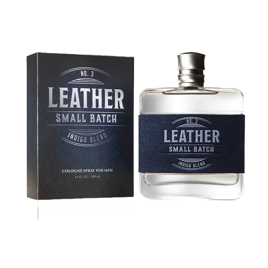 Tru Western Men's Leather No. 3 Small Batch Indigo Cologne Spray 3.4 oz 94456