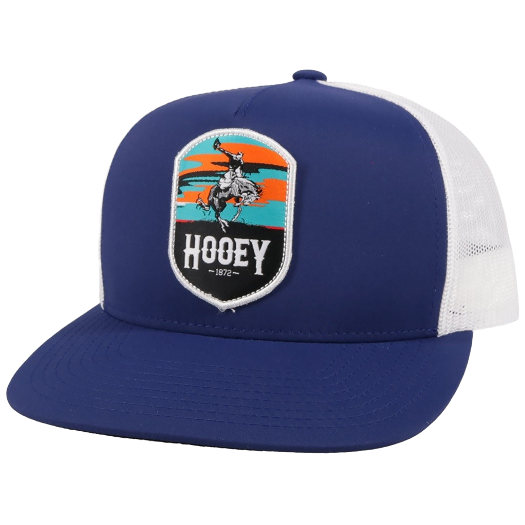 Hooey Boy's Cheyenne Navy and White Snapback Hat 2144T-NVWH-Y