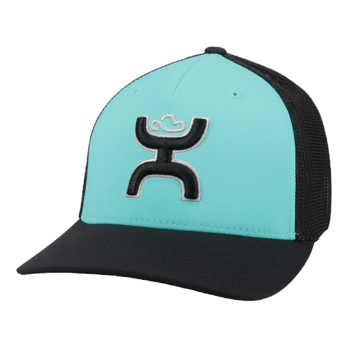 Hooey Men's "Coach" Turquoise and Black Hat 2112TQBK