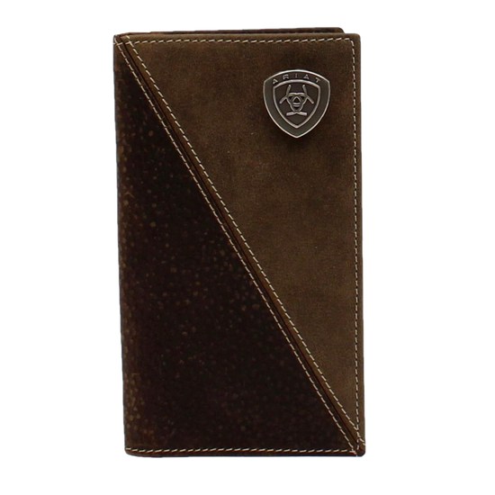 Ariat® Men's Rodeo Design Shield Logo Wallet A3544502