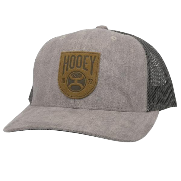 Hooey Men's "Bronx" Charcoal Grey Snapback Hat 2103T-GYCH