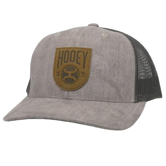 Hooey Men's "Bronx" Charcoal Grey Snapback Hat 2103T-GYCH