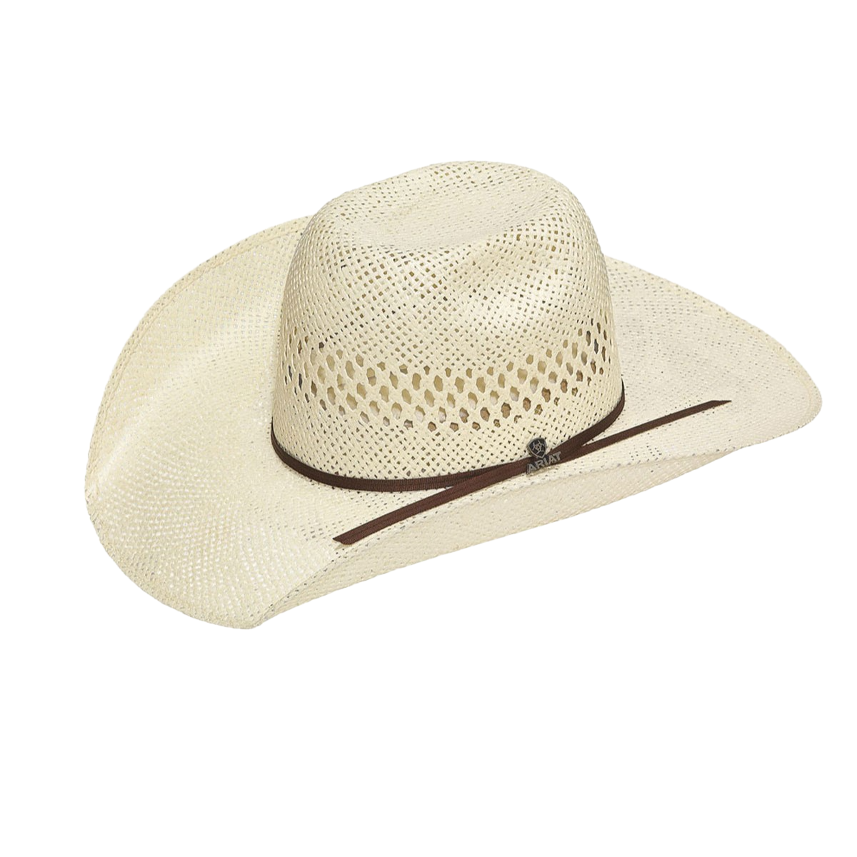 Ariat Dickson Straw Cowboy Hat – Ivory – Unisex Adults