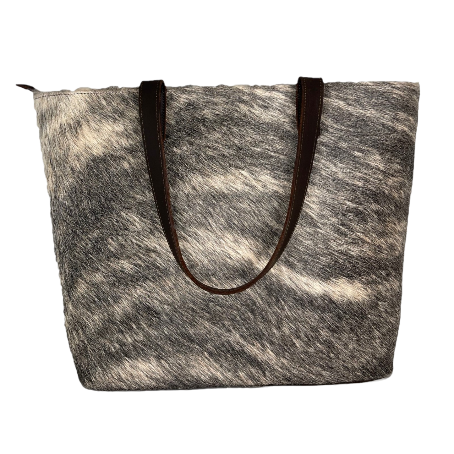 Corral Brown and White Cowhide Hair On Purse D1287