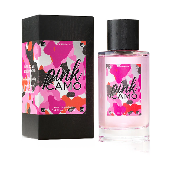 Tru Western Ladies Pink Camo Perfume 3.4 oz 94912