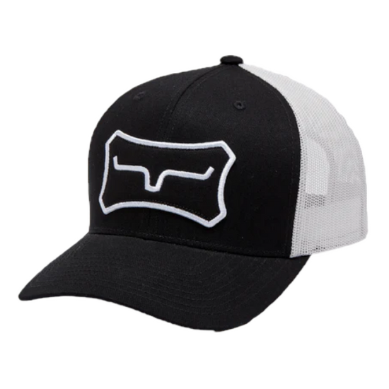Kimes Ranch® Unisex Boneyard Black Trucker Cap UHA0000059-BK001
