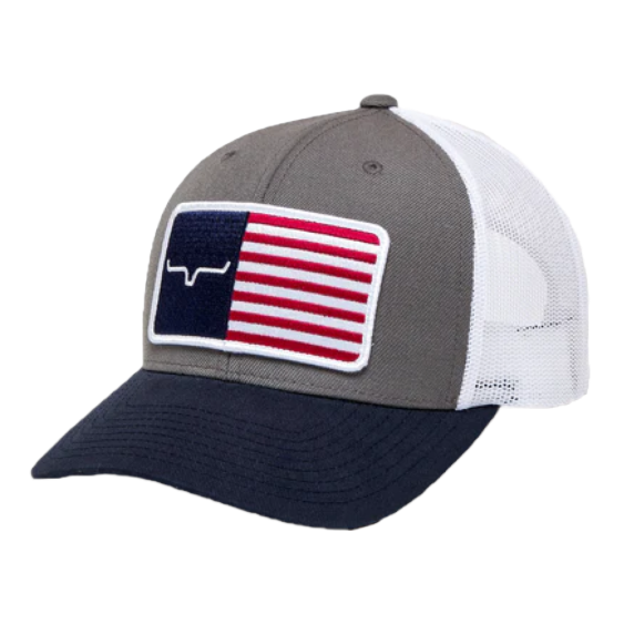 Kimes Ranch® Unisex American Trucker Charcoal Hat UHA0000001-BK004