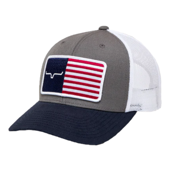 Kimes Ranch® Unisex American Trucker Charcoal Hat S22-012003